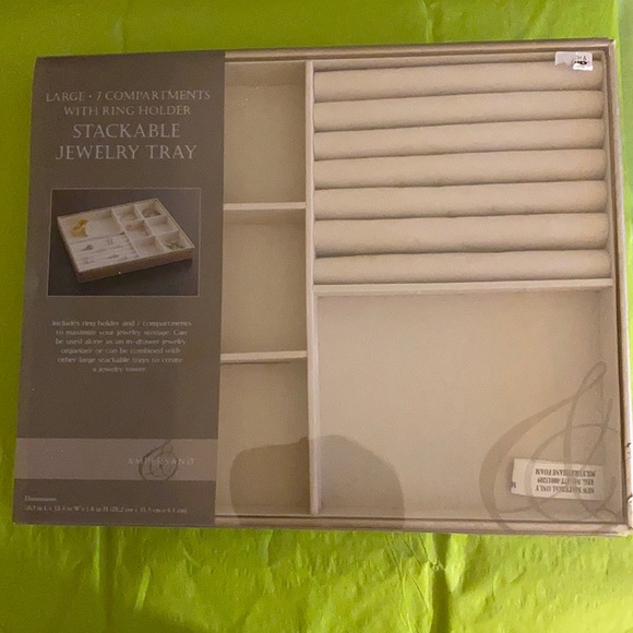 Bed Bath & Beyond Jewelry Large 7 Compartment Stackable Jewelry Box Holder Poshmark